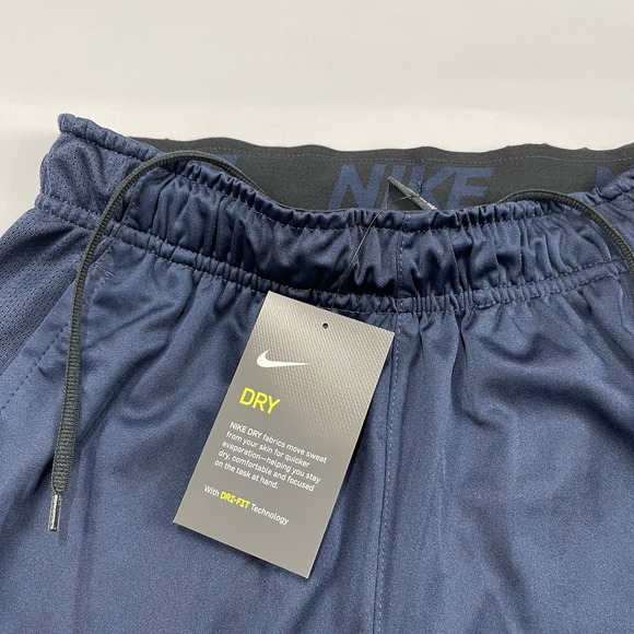 Nike Training Basketball Shorts Dri-Fit Adult Mens Navy Blue Size Small NEW - Picture 2 of 16